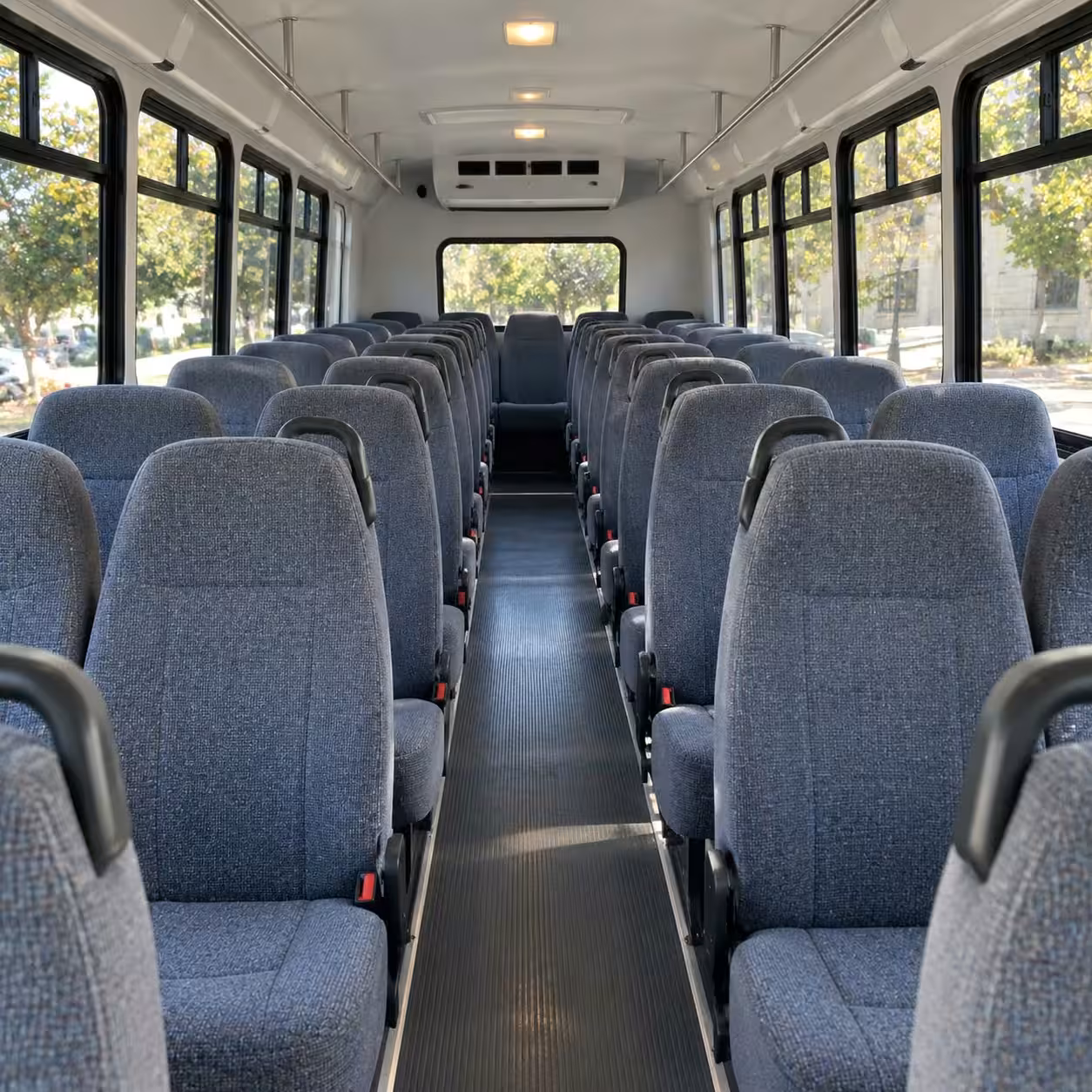 25 passenger minibus inside