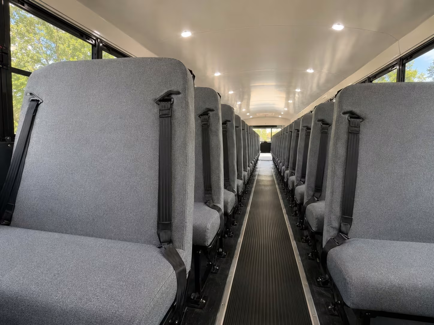 school bus interior