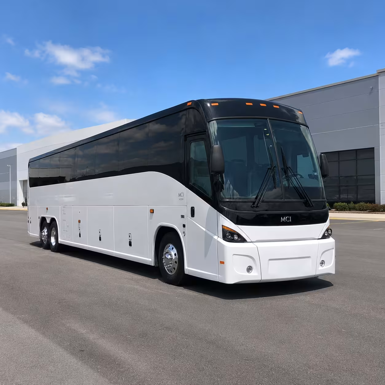 shelby corporate campus and office park bus rentals
