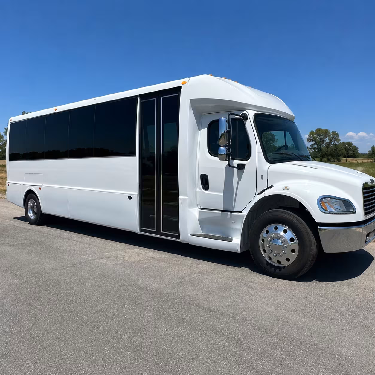 shelby wedding minibus rentals that skip the parking stress